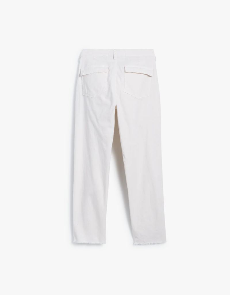 Frank & Eileen Blackrock The Italian Utility Pants in Chalk (Italian Cotton Twill)