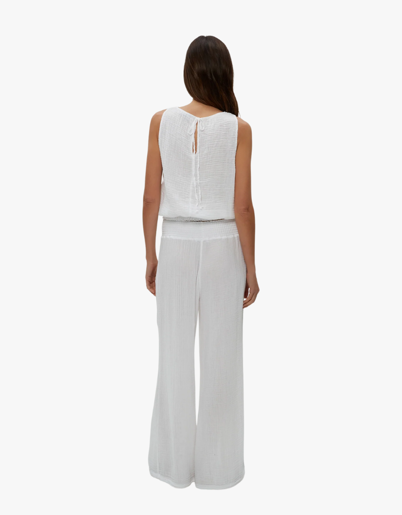 Michael Stars Susie Gauze Pants in White